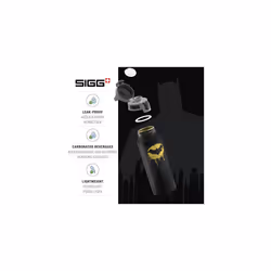 - Aluminum Water Bottle - WMB Pathfinder Batman Tag - Climate Neutral Certified - Suitable for Carbonated Beverages - Leakproof & Lightweight - BPA