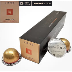Nespresso VERTUO Coffee Machine Capsules Pods - MELOZIO DECAF - Smooth & Balanced