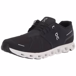 ON Men's Cloud 5 Sneakers  Black/White  12 Medium US