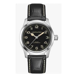 Hamilton H70405730 watch Bracelet watch Male Automatic quartz (kinetic) Black, Silver Black
