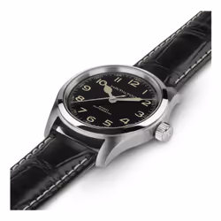 Hamilton H70405730 watch Bracelet watch Male Automatic quartz (kinetic) Black, Silver Black