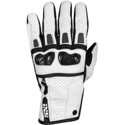 IXS Sport Talura 3.0 perforated Motorcycle Gloves, black-white, Size M for Men