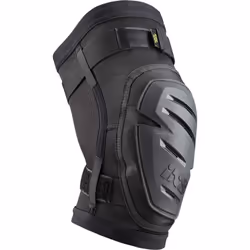 IXS Hack Race Breathable Moisture- Knee pads Black  Small- Knee Compression Sleeve Support for Men & Women  Wicking Padded Pr ...