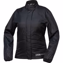 IXS Ligny Ladies Rain Jacket, black, Size 3XL for Women