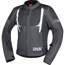 IXS Trigonis-Air Motorcycle Textile Jacket, grey, Size M for Men