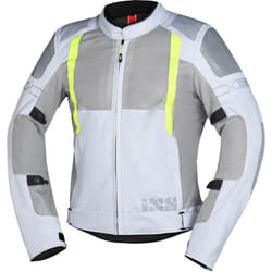 IXS Trigonis-Air Motorcycle Textile Jacket, grey-yellow, Size 2XL for Men