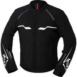 IXS Hexalon-ST waterproof Motorcycle Textile Jacket, black-white, Size S for Men
