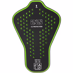 IXS CCS Level 2 Back Protector, black-green, Size L for Men