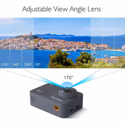 AKASO V50 X Action Camera, Native 4K Wifi Underwater 40M EIS Anti-Shake Cam with Touch Screen, Remote Cont