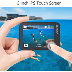 AKASO V50 X Action Camera, Native 4K Wifi Underwater 40M EIS Anti-Shake Cam with Touch Screen, Remote Cont