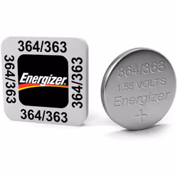 The Energizer SR60 S42 364 363 1.55V Silver Oxide Coin Cell Battery is used in watches. toys. glucose monitors and ...