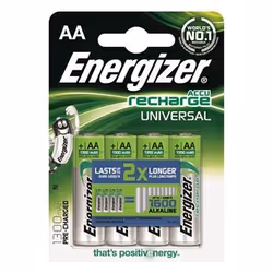 Energizer 7638900268317, Single-use battery, AA, Nickel-Metal Hydride (NiMH), 1.2 V, 4 pc(s), Blister