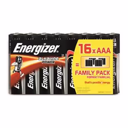 Energizer 7638900289268, Single-use battery, AAA, Alkaline, 1.5 V, 16 pc(s), Blister