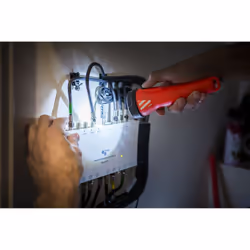 Energizer Waterproof Torch with 2 x AA batteries included.