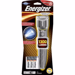 Energizer Vision HD Focus 1300 Lumens Metal Handheld Torch 3 x AA Included