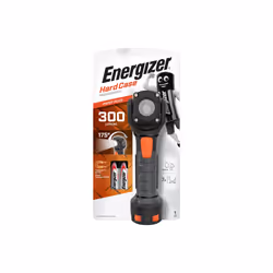 The Energizer LED Tough Torch 300 Lumens Pivot Head Magnetic Base Impact Resistant Case is a very robust and handy ...
