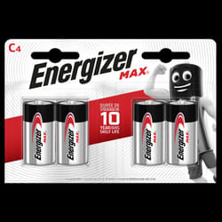 C Batteries - Energizer Max C LR14 Alkaline Batteries | 4 Pack