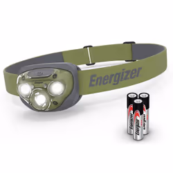 LED Head Torch, Powerful Bright Headlamp, Water Resistant Headlight for Camping, Fishing and Running, Batteries Included