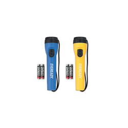 Eveready LED Torch, Super Bright Flashlight, General Purpose & Emergency, Batteries Included, Pack of 2