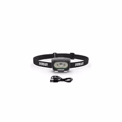Eveready Rechargeable LED Head Torch, Bright Headlamp, Water Resistant and Shatterproof, Ideal for Work, Camping, Running and ...