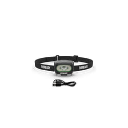 Eveready Rechargeable LED Head Torch, Bright Headlamp, Water Resistant and Shatterproof, Ideal for Work, Camping, Running and the Outdoor Lights, USB