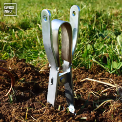 Mole and Vole Claw Trap - our ideal and most effective Classic Galvanized Steel Pincer to eliminate destructive moles, voles and filed mice - Europe