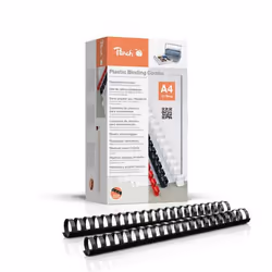 Peach 510146, Binding comb, Black, 310 sheets, A4, 3.2 cm, 50 pc(s)