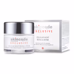 Skincode Essentials Cellular Night Refine & Repair, Night cream, Women, Dry skin, Normal skin, Universal skin, Face, Neck, An ...