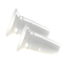 2 x 22mm Breast Shells Flange Inserts for Breastfeeding. Clear Breast Shields for Extra Comfort While Pumping &