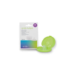 Tulips Contact Nipple Shields with Storage Case. Soft Silicone Breastfeeding Shield Set Free from BPA for Nipple Protection When Breastfeeding.