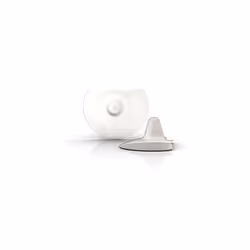 Tulips Contact Nipple Shields with Storage Case. Soft Silicone Breastfeeding Shield Set Free from BPA for Nipple Protection When Breastfeeding.