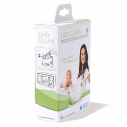 Ardo Easy Clean Microwave Steam Steriliser Bags, Reuseable for Teats etc, 5 Pack