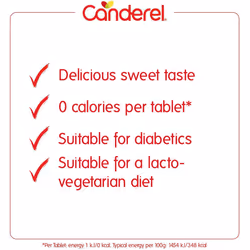 Canderel Original Sweetener Tablets Dispenser Value Pack - 800 Tablets