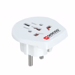 Skross SKR1500211, Type F, Universal, 220-240 V, 16 A, White, 3680 W