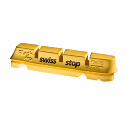 SwissStop FlashPro Yellow King, Bicycle brake pad, Yellow