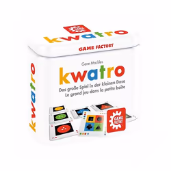 Game Factory Kwatro, Card Game, 8 yr(s), 30 min