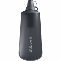 LifeStraw Peak Series Water Filter - 1L Dark Mountain Gray Protects