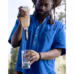 LifeStraw Collapsible Squeeze Bottle Daily usage 650 ml Plastic Blue