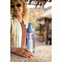 LifeStraw Go Series - BPA-Free Water Filter Bottle for Travel and Ever