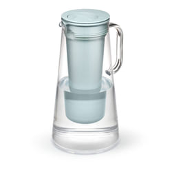 LifeStraw Home - Water Filter Pitcher  7-Cup  Seafoam  BPA Free Designed for Everyday Protection Against Bacteria  parasites  microplastics  Lead  Mer