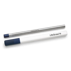LifeStraw Sip - Reusable Stainless Steel Water Filter Drinking Straw with Carry Case  Removes Microplastics  Bacteria and Parasites for Travel and Eve
