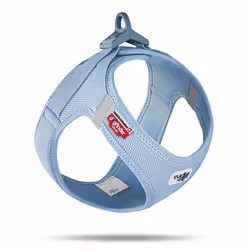 Curli Air-Mesh, Dog, Vest, 3XS, Blue, Polyester, Chihuahua, Dachshund, Jack Russell Terrier, Pomeranian, Poodle, French Bulld ...