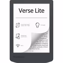 PocketBook Verse Lite, 15.2 cm (6"), E Ink Carta, 758 x 1024 pixels, ACSM, AZW, AZW3, CBR, CBZ, CHM, DOC, DOCX, DjVu, EPUB, F ...