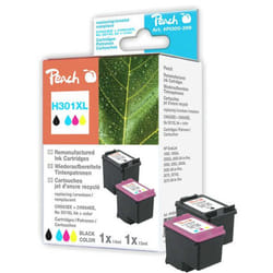 Peach 316258 ink cartridge 2 pc(s) Black, Cyan, Magenta, Yellow