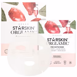 STARSKIN Orglamic Pink Cactus Oil Mask (Hydrate + Glow Facial)