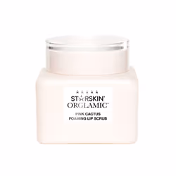 StarSkin ORGLAMIC PINK CACTUS FOAMING LIP SCRUB 15ml, Exfoliating Scrub