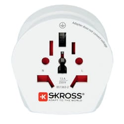 Skross 1.500202-E power plug adapter Type F White