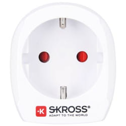Skross 1.500203-E power plug adapter Type B Universal White