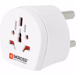 Skross 1.500224-E, Type M, Universal, White