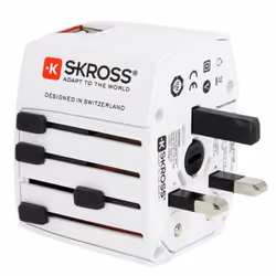 Skross MUV USB, Universal, Universal, 100 - 250 V, 5 V, White, 2.4 A